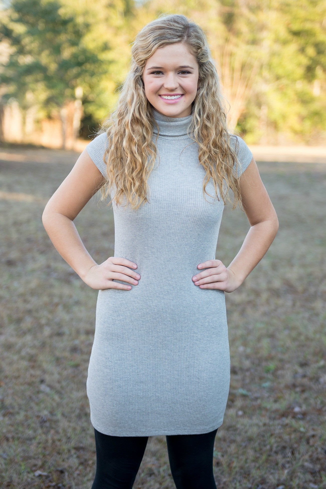 Erin Dress, Gray