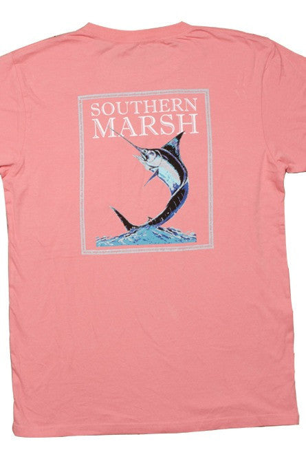 Southern Marsh: Fishing Tee, Azalea