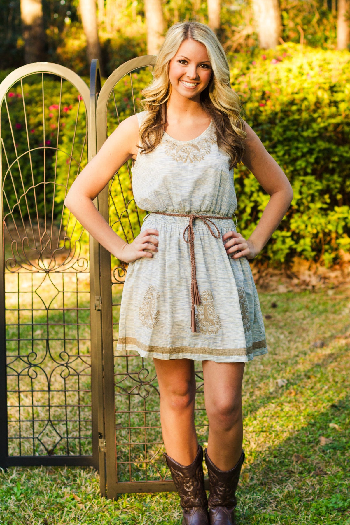 Mollie Dress, Taupe