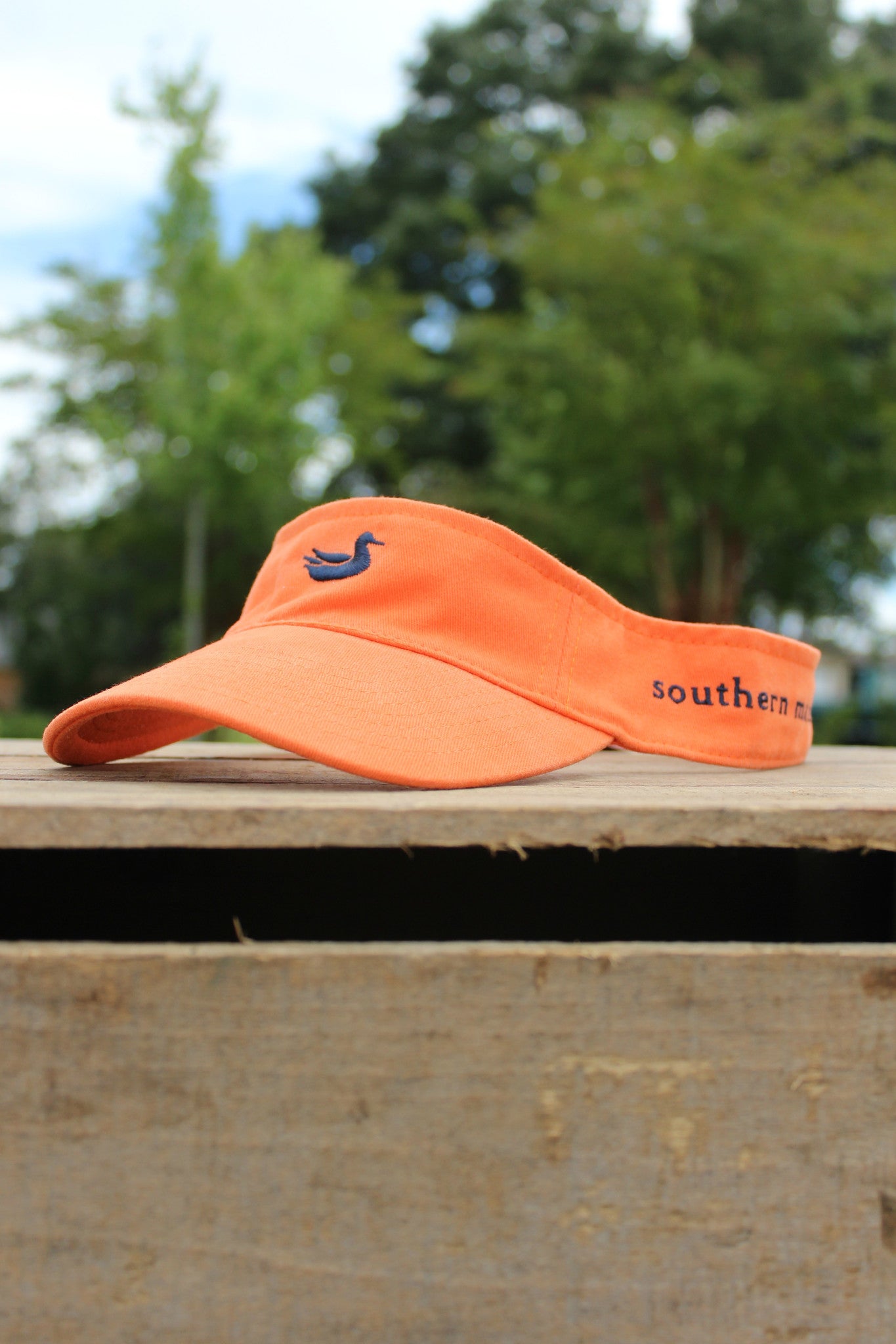 Southern Marsh: Visor, Orange with Navy