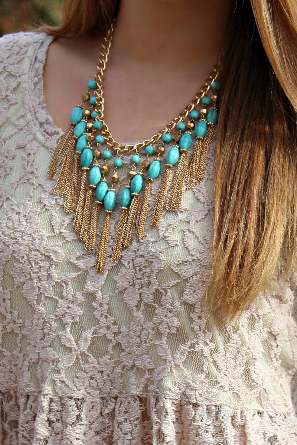 Necklace, Turquoise